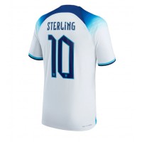 Camiseta Inglaterra Raheem Sterling #10 Primera Equipación Mundial 2022 manga corta